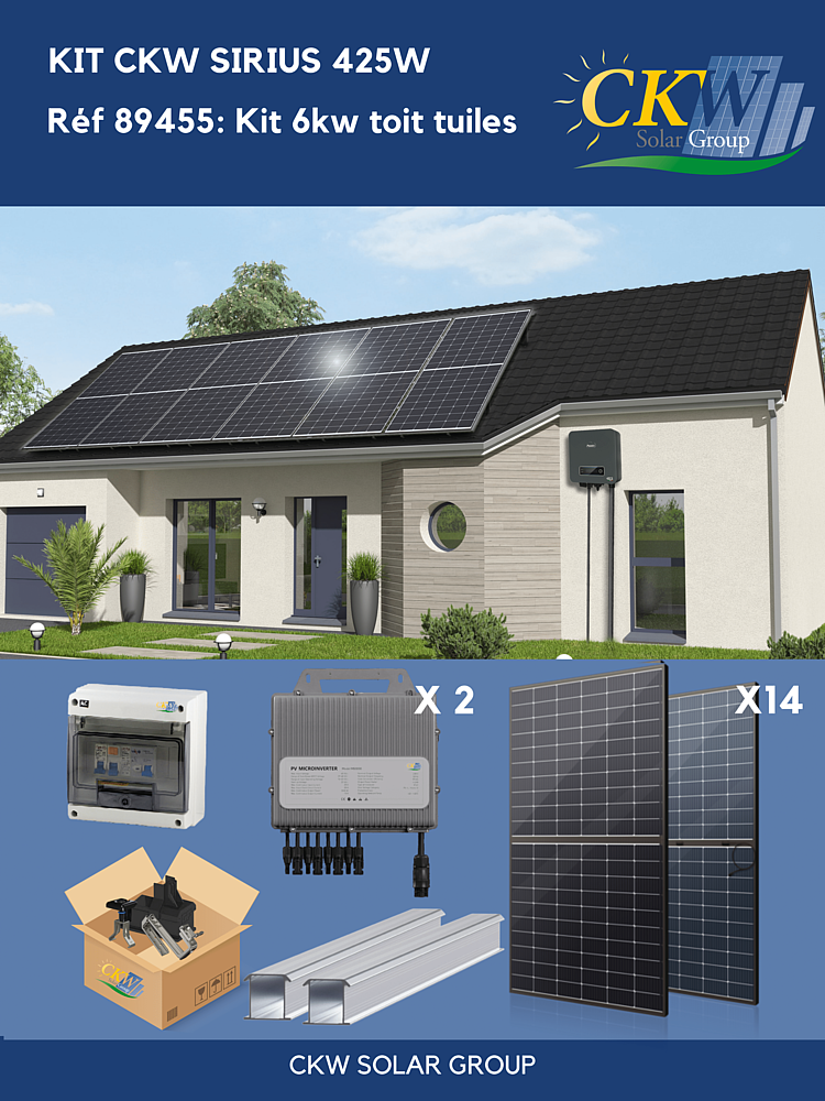Kit 6Kw Sirius tuile